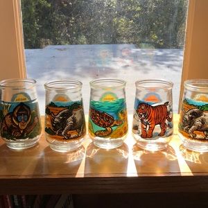 Set #2 of 5 Welch’s jelly jars